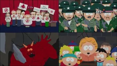 Comment s'appelle la chanson o les enfants de CE2 (ainsi que d'autres) prparent une mission pour sauver Terrance et Philippe, mais qui rsume galement toutes les chansons de la 1re moiti du film ?