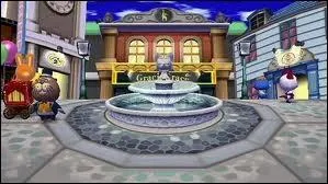 Est-ce que dans le jeu  Animal Crossing , sur DS, il y a un Centre-ville ?
