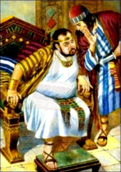 Le juge suivant tait gaucher et se servait d'une pe  double tranchant. Il tua le roi Eglon auquel tait soumis le peuple de Dieu pendant 18 ans. Il fut juge pendant 80 ans. Qui tait-il ?