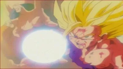 Sangohan est sur le point d'attaquer . Mais qui ?