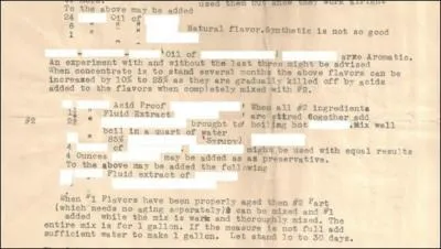 Dans quel pays un chineur a-t-il vendu la recette originale du Coca-Cola ?