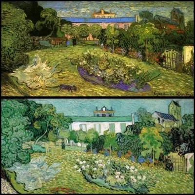 DAUBIGNY fut trs apprci de Van Gogh,  tel point qu'il lui rendit hommage en peignant son  Jardin . L'un des exemplaires de ce tableau a t suspect d'tre un faux. Pourquoi ?