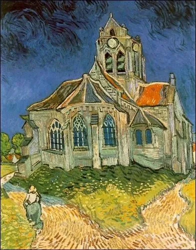  quelle ville appartient cette GLISE, que Van Gogh peignit en 1890 ?