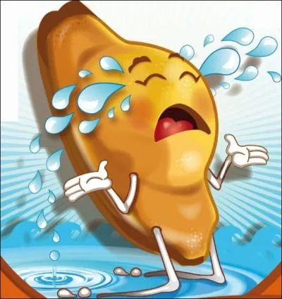 On utilise cette expression par exemple quand un enfant pleure  chaudes larmes.