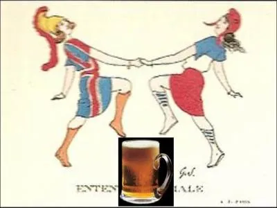 Ce cocktail bire blonde, champagne et crme de framboise porte le nom de la coopration entre le Royaume-Uni et la France. C'est l'...