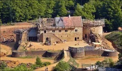 Quel est ce chteau en cours de construction dans le dpartement de l'Yonne qui utilise les mthodes du Moyen-Age et qui doit tre termin en 2022 ?