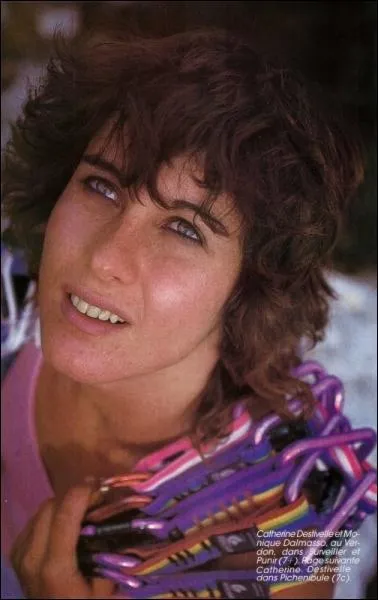Quel est le prnom de Madame Destivelle, championne d'escalade ?