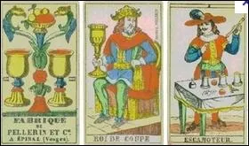 L'imagerie Pellerin, installe dans les Vosges depuis 1796, a dit dans les annes 1830 un tarot inspir du tarot de Marseille :