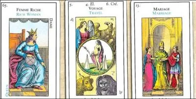 L'impratrice Josphine adorait se faire tirer les cartes et le plus dou de ses praticiens tait un perruquier qui donna son nom  ce jeu. Il a t inspir par la cabale, par les jeux qu'utilisaient les bohmiens et les devins de l'ancienne gypte :