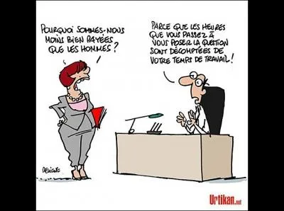 Vous avez certainement remarqu les prdicats qui tablissaient les rles pour les hommes et les femmes. Si Monsieur surveille les fluctuations de la bourse que fait Madame ?