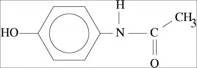 Quels groupements trouve-t-on sur la molcule du paractamol ?