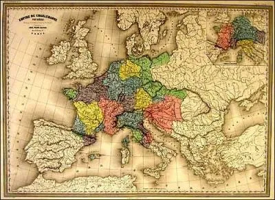 L'Empire des Francs est immense. De quels territoires est-il compos ?