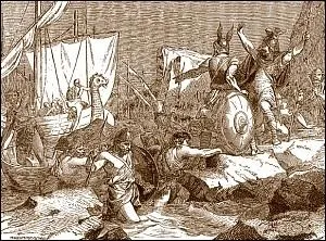  la faveur de quelle situation les Normands peuvent-ils envahir l'empire carolingien ?