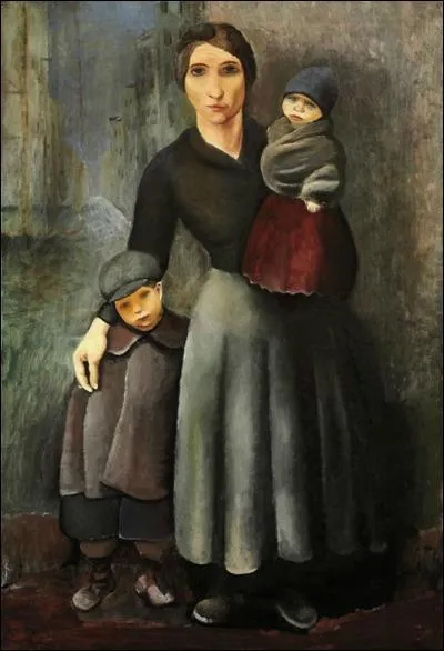 La mre et ses enfants.