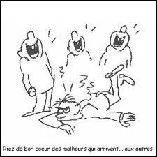  Pour ce que rire est le propre de l'homme . Quel humoriste s'est inspir de cet aphorisme de Franois Rabelais ( Gargantua ) avec :   Le rire est le propre de l'homme, le savon aussi...   ?