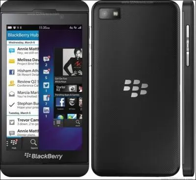Comment s'appelle ce smartphone tactile de Blackberry ?