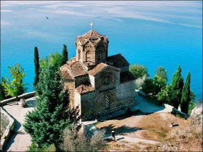 FYROM, Ohrid, Alexandre le Grand, la Basilique de Saint-Jean de Kaneo.