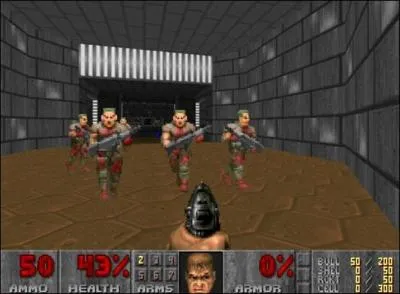 Ce jeu d'action / de tir de 1993 vous transporte dans une base lunaire. Il s'agit de se frayer un chemin  travers diffrents niveaux en affrontant zombies, dmons... Quel est le titre de ce jeu ?