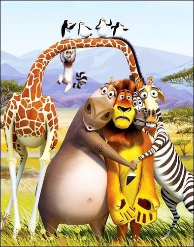 Les hros de  Madagacar 3  quittent l'Afrique et dbarquent en Europe ! Ils y intgrent :