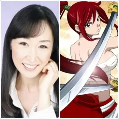 Sayaka Ohara a le privilège de doubler la reine des fées, Titania, Erza Scarlet, dans Fairy Tail. Mais quel autre privilège a-t-elle ?
