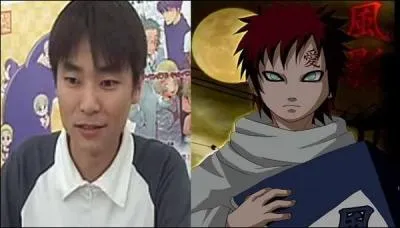 Ishida Akira double le Kazekage de Suna, Sabaku no Gaara. Mais qui double-t-il d'autre ?