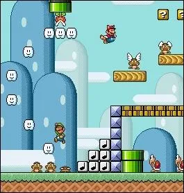 Trouver l'lment qui n'appartient pas  super Mario Bros 3 et dire de quel jeu il vient.