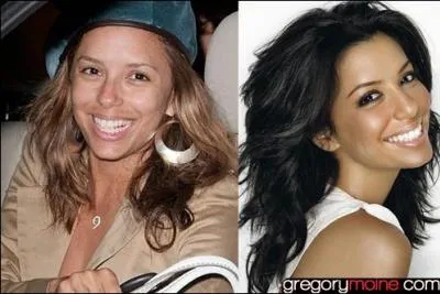Quelle expression utiliseriez-vous pour qualifier ces deux photos d'Eva Longoria ?
