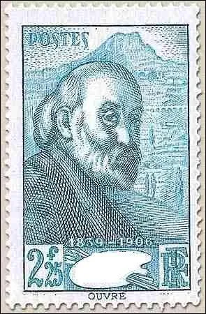 Qui est l'artiste reprsent sur ce timbre ?