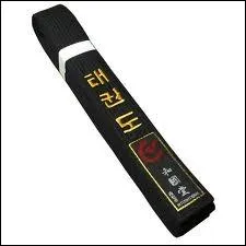 Combien y-t-il de ceintures sans les barrettes et les dans ?