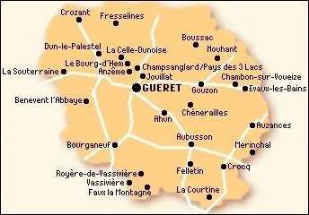 Quel est ce département français dont Guéret est la préfecture ?