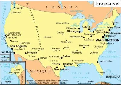 La ville d'Houston aux USA est plutt au sud ou au nord du pays ?