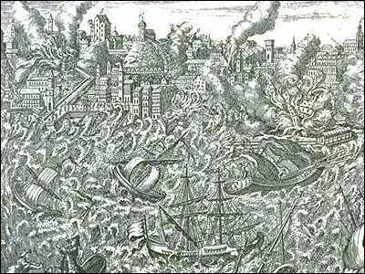 Quelle ville europenne fut dtruite par un sisme en 1755 ?