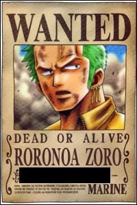 Quelle prime est celle de Roronoa Zoro ?