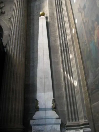 Cet instrument, le gnomon, sorte de pendule solaire, a été immortalisé dans le "Da Vinci code". Dans quelle église parisienne se trouve-t-il ?