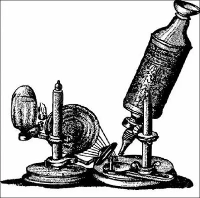 Quel personnage a observ l'infiniment petit grce  son invention : le microscope ?