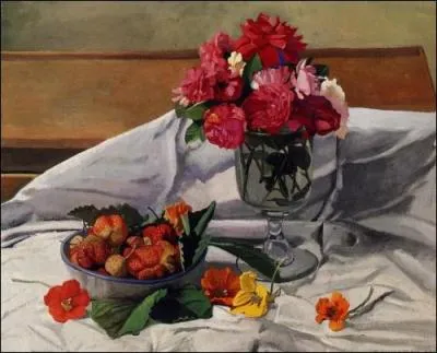 Fleurs et fraises, 1920