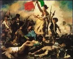 Je suis une uvre d'Eugne Delacroix. Quelles couleurs originales ont t modifies ici ?