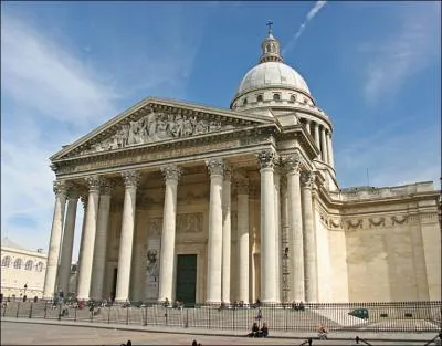 Qui a ordonn la construction du Panthon  Paris ?
