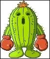 Un cactus qui fait de la boxe. Aprs tout ce qu'on a vu dans ce quiz c'est presque banal pour un ... .
