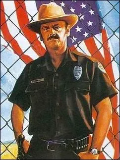 Dans Police frontire, Jack Nicholson est un flic de la ville d'El Paso charg de combattre :