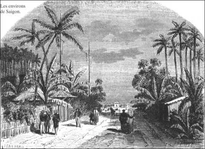 Ds 1859, les troupes franaises s'emparent de Sagon et dmarrent la conqute de la Cochinchine, rgion du Sud du Vietnam. En 1874, la colonie de Cochinchine nat par le second trait de Sagon. A qui appartenait ce territoire avant l'intervention franaise ?