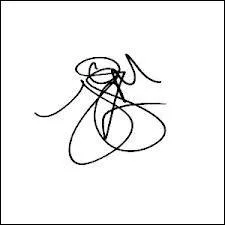 A qui appartient cette signature ?