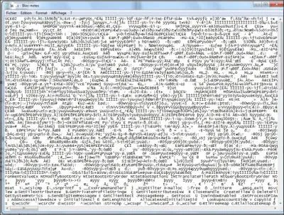 Ce texte est  illisible .