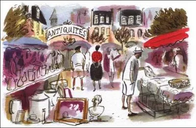 J'ai beaucoup  vendu   la brocante !