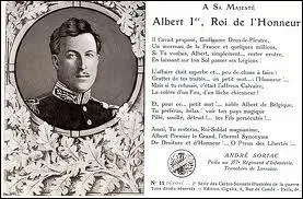 Le roi Albert Ier de Belgique est le pre d'Albert II, pre de l'actuel roi des Belges (Philippe).