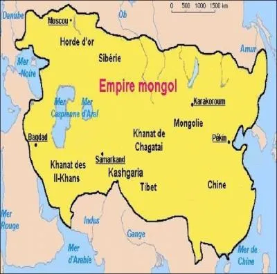 Quand Gengis Khan fonda-t-il un immense empire ?