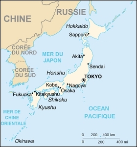 Quel océan borde l'est du Japon ?