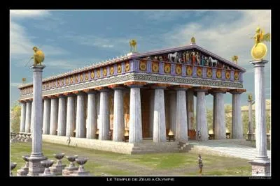 Quelle divinit tait honore dans le sanctuaire d'Olympie ?
