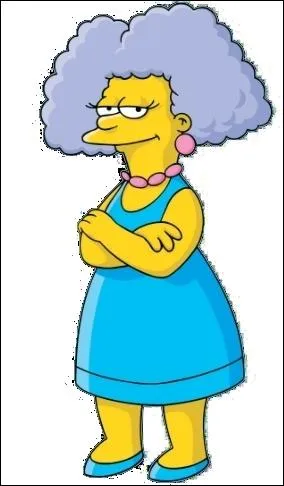 Quel est le nom de la soeur an de Marge ci-dessus ?