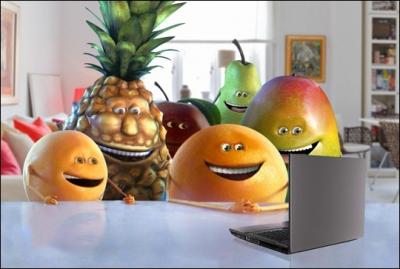 Pour quelle marque de boisson ces 6 fruits nous font-ils rire ?